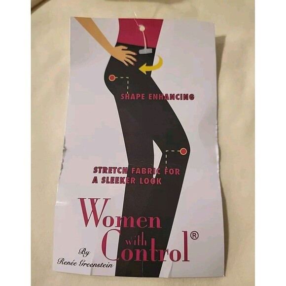 Renee Greenstein Pants Tummy Control Women With Control Sz 3XT Tall - Cream New - Picture 2 of 10